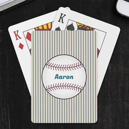 Baseball Customized Photo Printed Playing Cards