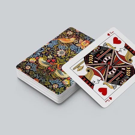 Strawberry Thieves Customized Photo Printed Playing Cards