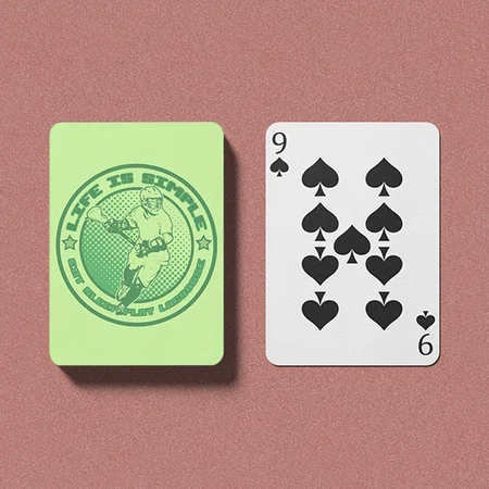 Eat, Sleep, Play Customized Photo Printed Playing Cards