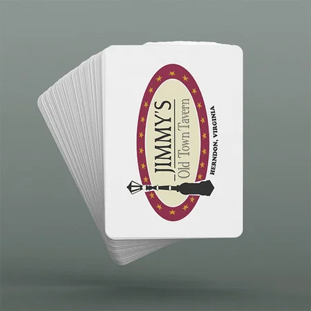 Old Town Tavern Customized Photo Printed Playing Cards
