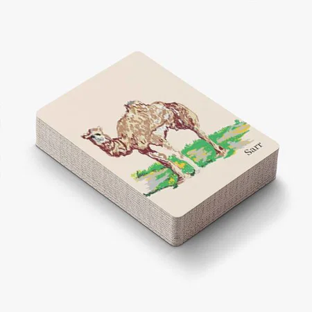 Camel Theme Customized Photo Printed Playing Cards