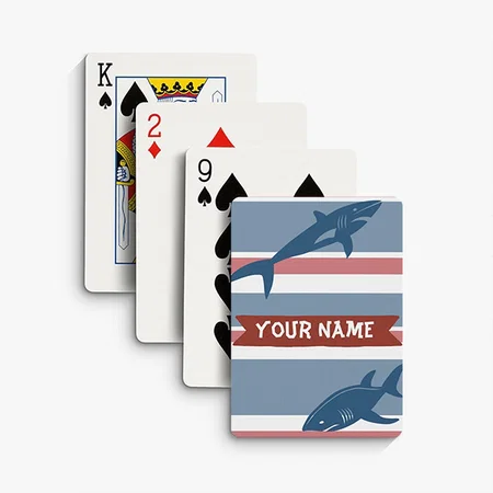 Shark Customized Photo Printed Playing Cards