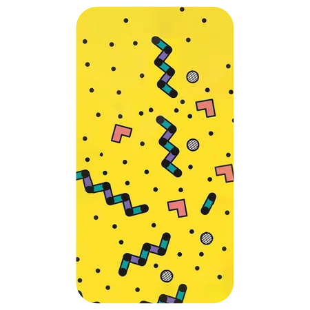 Yellow Game Customized Printed Glass Back Cover for var_category