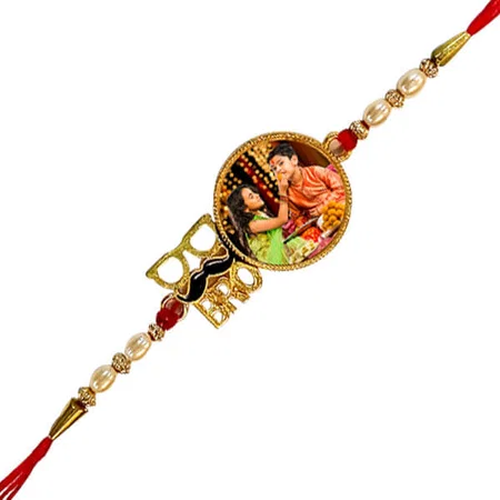 Beard Bro Customized Photo Printed Rakhi