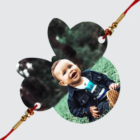Butterfly Customized Photo Printed Rakhi