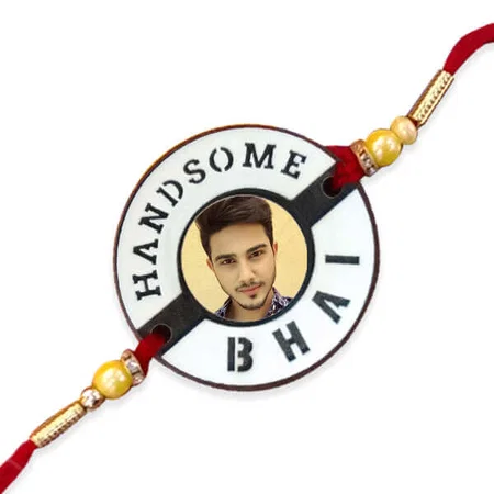 Handsome Bhai Customized Photo Printed Rakhi