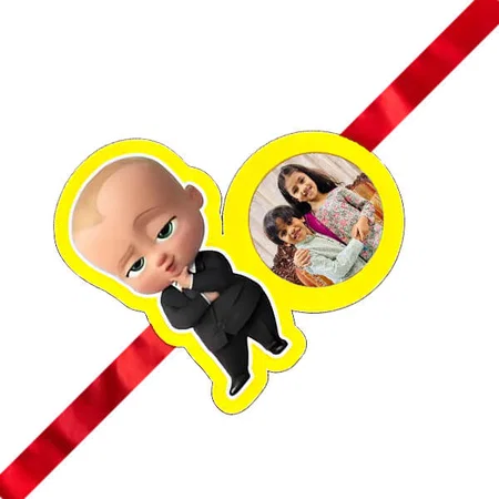 The Baby Boss Customized Photo Printed Rakhi