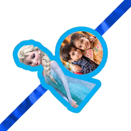 Elsa Princess Customized Photo Printed Rakhi