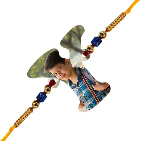 Y Alphabet Customized Photo Printed Rakhi