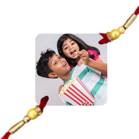 Square Shape Customized Photo Printed Rakhi