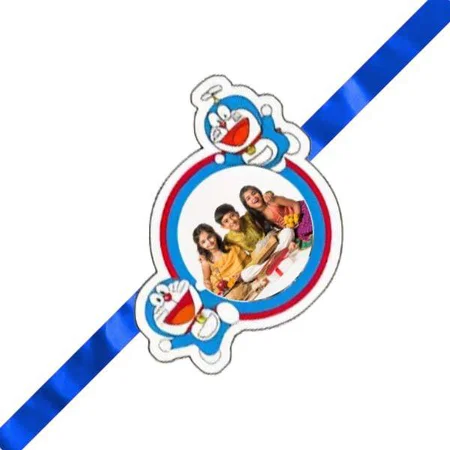 Doraeman Customized Photo Printed Rakhi