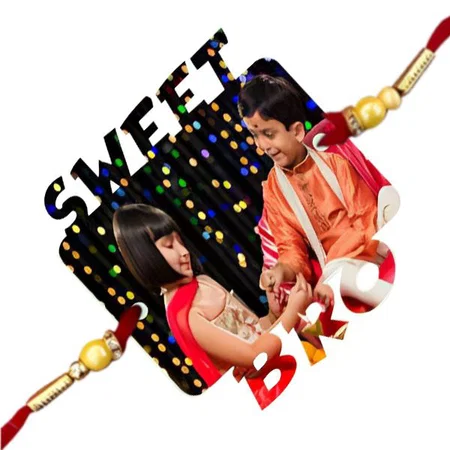 Sweet Bro Design Customized Photo Printed Rakhi