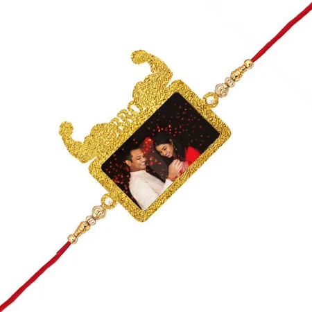 Bro with Arm Customized Photo Printed Rakhi