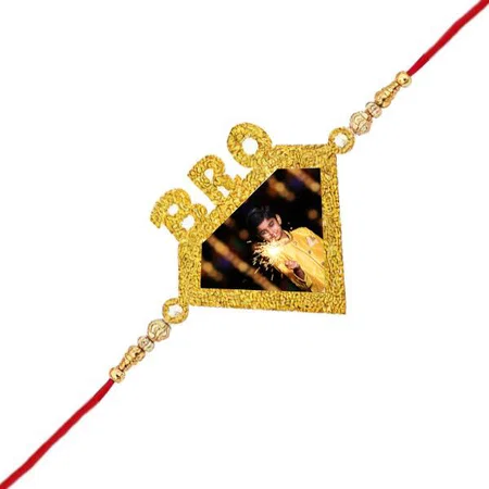 Diamond Bro Design Customized Photo Printed Rakhi