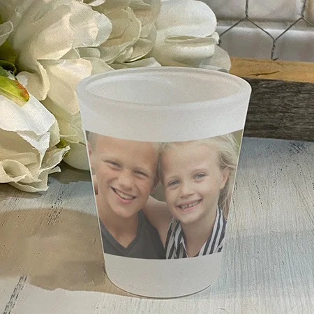 Modern Photo Customized Photo Printed Shot Glass