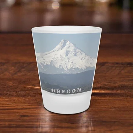 Mount Hood Design Customized Photo Printed Shot Glass