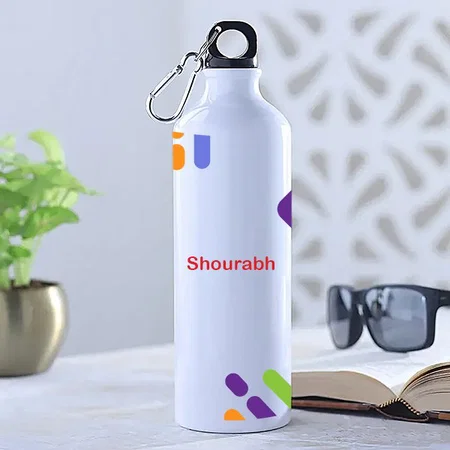 Colorful Abstract Design Customized Photo Printed Sipper Bottle
