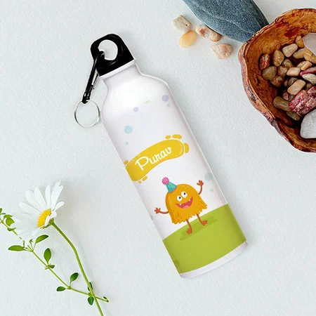 Cute And Funny Cartoon Customized Photo Printed Sipper Bottle