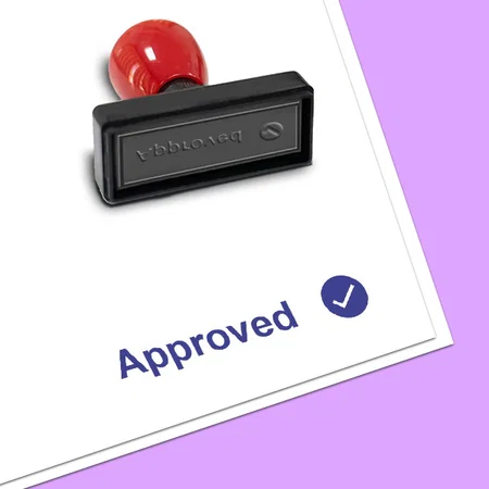 Approved Customized Self Inking Pre-Inked Rubber Stamp Customized Stamps - Self Inking, Pocket, Pre-Inked Options