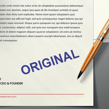 Original Text Customized Self Inking Pre-inked Rubber Stamp Customized Stamps - Self Inking, Pocket, Pre-Inked Options
