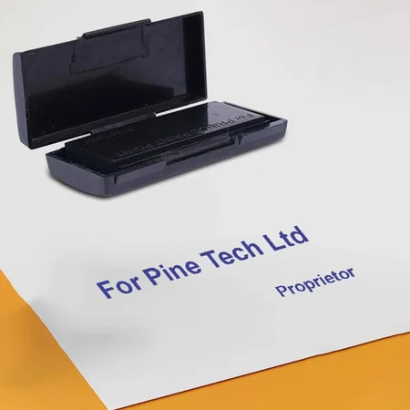Proprietor Customized Self Inking Pre-inked Rubber Stamp Customized Stamps - Self Inking, Pocket, Pre-Inked Options