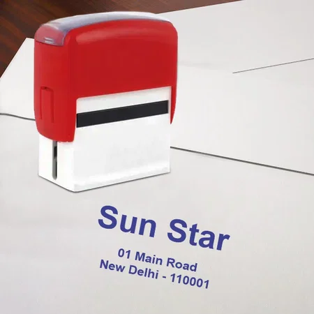 Company Name Customized Self Inking Pre-Inked Rubber Stamp Customized Stamps - Self Inking, Pocket, Pre-Inked Options