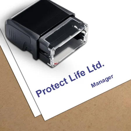 Manager Customized Self Inking Pre-Inked Rubber Stamp Customized Stamps - Self Inking, Pocket, Pre-Inked Options