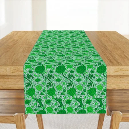Jacobean Floral Customized Printed Cloth Table Runner