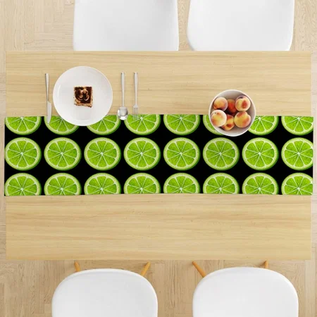 Limes Customized Printed Cloth Table Runner