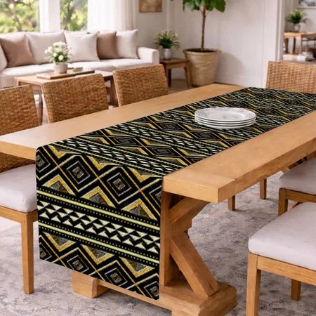 African Mud Customized Printed Cloth Table Runner