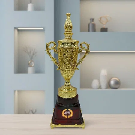 Golden Fiber Customized Trophy Award