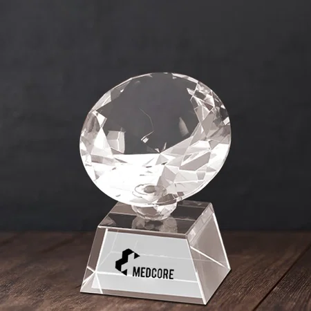 Diamond Design Crystal Customized Trophy Award