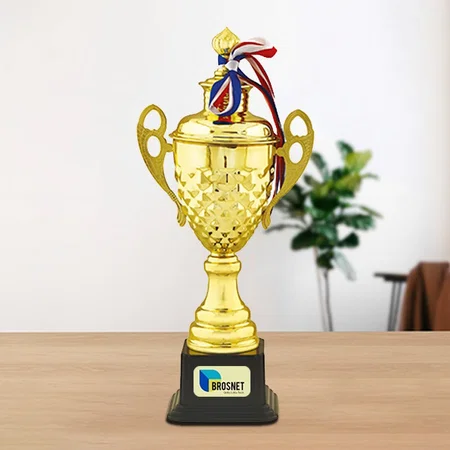 Golden Winner Cup Customized Trophy Award