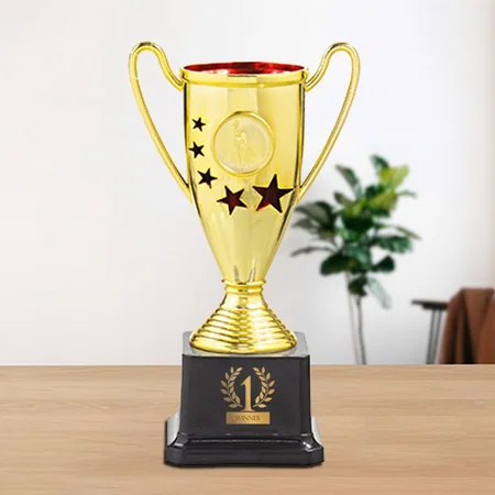 Stars Golden Cup Customized Trophy Award