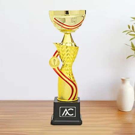 Golden Cup Customized Trophy Award