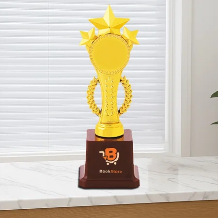 Basic Golden Customized Trophy Award