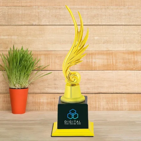 Golden Wing Customized Trophy Award