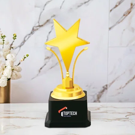 Golden Star Customized Trophy Award