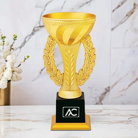 Golden Cup Customized Trophy Award