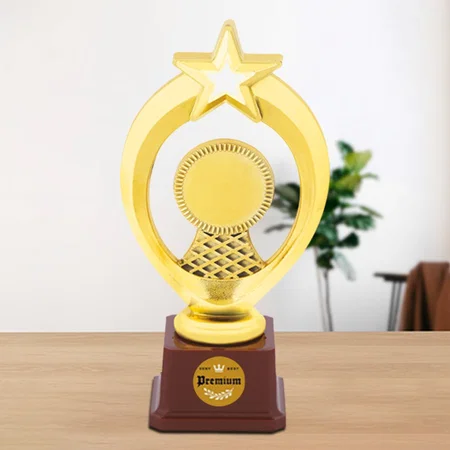 Golden Star Customized Trophy Award