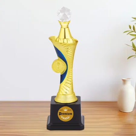 Pearl at the Top Golden Customized Trophy Award