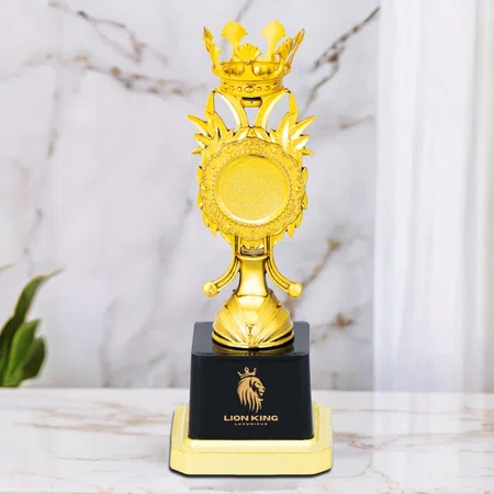 Golden Crown Customized Trophy Award