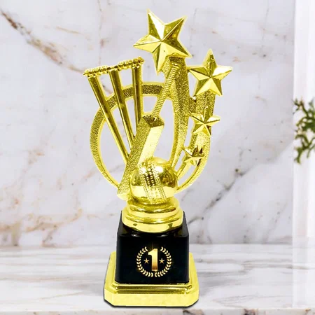 Cricket Champion Wickets Customized Trophy Award