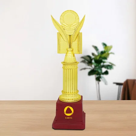 Golden Premium Customized Trophy Award