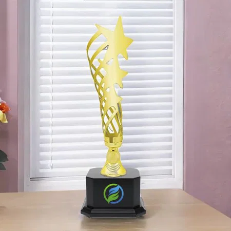 Golden Path of Stars Customized Trophy Award