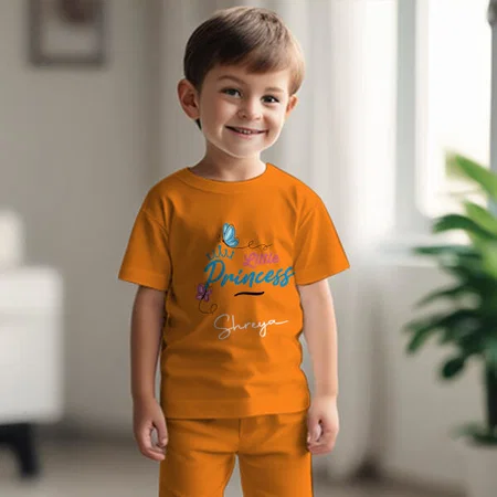 Little Princess Customized Cotton Co-ord Set for Kids