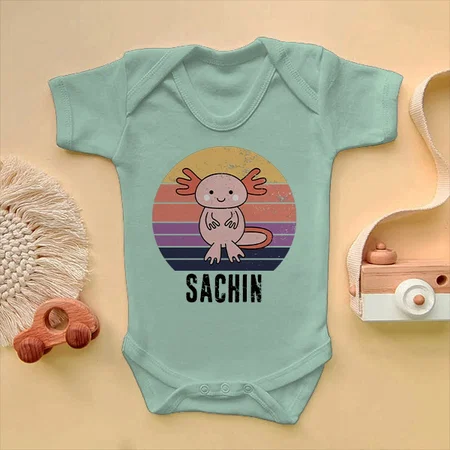 Cute Animal Customized Photo Printed Infant Romper for Boys & Girls