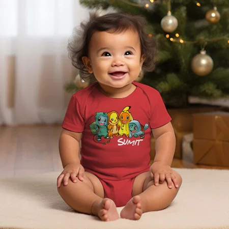 Friends Customized Photo Printed Infant Romper for Boys & Girls