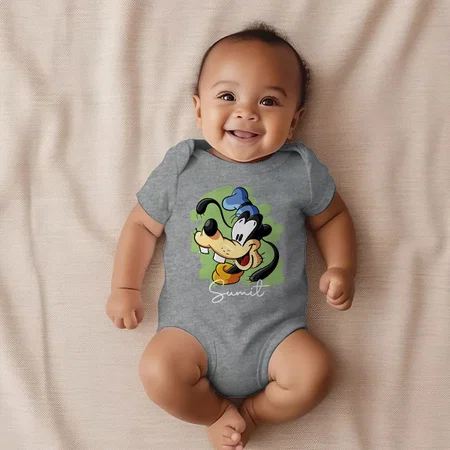 Cartoon Customized Photo Printed Infant Romper for Boys & Girls