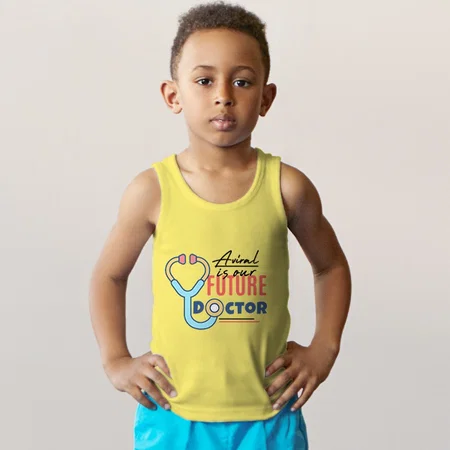 Future Doctor Customized Kid’s Cotton Vest Tank Top